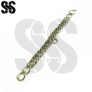 Chaîne de bridage pour cheval en acier inoxydable avec deux crochets et double maillon, durable, résistante à la rouille, de haute qualité, entièrement personnalisable - Product Image 2