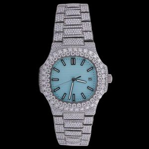 Unique Design Modern Moissanite Diamond Quartz <b>Watch</b> Women Fashion Jewelry Style <b>Waterproof</b> Gift <b>Watch</b> Available At Best Price - Product Image 5