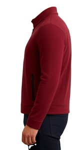 Faux <b>Suede</b> Bomber Coat Pro-Style Custom OEM <b>Men</b>’s Anti-Wrinkle <b>Suede</b> <b>Jacket</b> Casual Slim-Fit Zipper <b>Jacket</b> with Stand Collar - Product Image 2