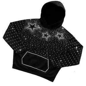 Sudadera con Capucha Extra Grande Personalizada para Hombre, 100% Algodón, Estilo Urbano Deportivo, con Estampado, Bordado y Pedrería, para Invierno - Product Image 1
