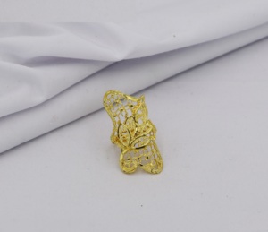 <b>Rings</b> Finger <b>Rings</b> Dubai Indian <b>Arabic</b> Gold Plated Classic Ethnic Golden Big Size Finger <b>Rings</b> Adjustable Size - Product Image 3