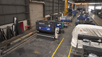 Presse plieuse hydraulique CNC servo 100T 6100mm à long plateau pour tôles d'acier