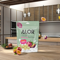 Alor Kinderen Gedroogde Passievrucht Yoghurt Bites Probiotica Voedzaam 30g Halal Glutenvrij Magere Snack Zuur