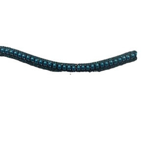 3แถวคริสตัลและไข่มุกหนังคิ้วเลือกสีคริสตัลสีชมพูสีฟ้าครามหนังคิ้ววงด้วยสำเนียงคริสตัลเต็ม - Product Image 1