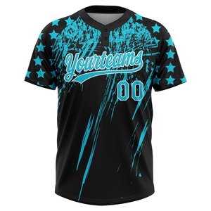 Jersey de Softbol de Alta Calidad, Ropa de Equipo Personalizada, Impresión por Sublimación, 100% Poliéster, Proveedor de Ropa Deportiva OEM ODM - Product Image 2