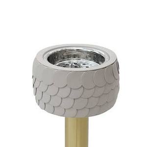 Wholesale Mother of Pearl Texture <b>Bakhoor</b> Burner Gold Metal Base <b>Oud</b> Incense Holder Bulk Luxury Arabian Mabkhara Ramadan Decor - Product Image 2