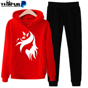 Conjunto de Sudadera con Capucha y Pantalones Deportivos de Felpa Francesa 100% Algodón, 280 g/m², Lavado Ácido, Transpirable, para Otoño, Corte Holgado y Cuadrado para Hombre - Product Image 4