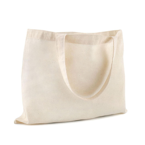 Sacs fourre-tout portables en toile de coton naturelle de qualité supérieure, grande capacité, pliables, avec impression personnalisée du logo, à porter à l'épaule pour le shopping - Product Image 4