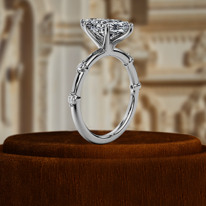 แหวนเพชรเม็ดเดี่ยวทรงมาร์คีส์ 1 กะรัต เพชรสร้างในห้องปฏิบัติการ ฝังแบบ Pave แหวนครบรอบ แหวนแต่งงาน แหวนทอง 14k ดีไซน์หรูหรา แหวนอเนกประสงค์ เพชรรับรองโดย IGI - Product Image 2