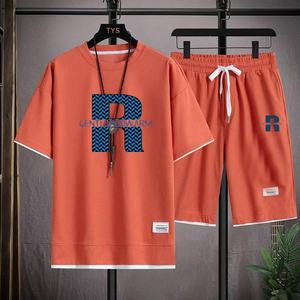 T-shirt léger à col rond pour homme, de haute qualité, personnalisé, respirant, à séchage rapide, imprimé en sérigraphie, en tissu éponge 100% coton - Product Image 4