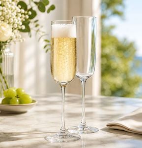 Verre à vin en cristal ultra fin de qualité supérieure, à long pied, durable, pour les occasions de mariage, exportateur d'Inde au meilleur prix - Product Image 1