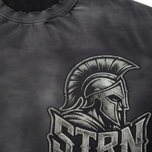 T-shirt graphique personnalisé OEM 100% coton |   T-shirt streetwear vintage surdimensionné délavé à l'acide et au sel - Product Image 5