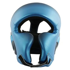 High Quality PU Leather Breathable Dual Sport Unisex <b>Boxing</b> Head Guard Training Helmet All Seasons Made Pakistan Reasonable Sale - Product Image 1