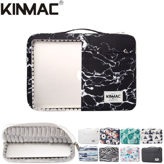 KINMAC 13-Inch Laptop Sleeve Water-Resistant Leather Briefcase for Macbook AIR/Pro for Lenovo HP Dell Asus-Work Computer Bag