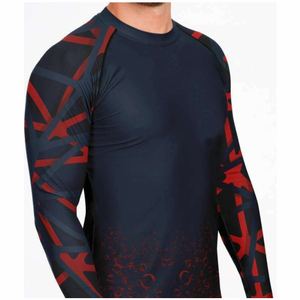 เสื้อรัดกล้ามเนื้อ BJJ แบบสั่งทำพิเศษ ประสิทธิภาพสูง สำหรับฝึกซ้อมและการแข่งขัน ผู้ผลิตเสื้อรัดกล้ามเนื้อ BJJ MMA - Product Image 5