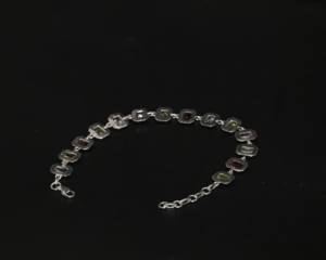 Pulsera de Topacio Azul y Amatista con Plata de Ley 925 – Pulsera de Plata con Piedras Preciosas Naturales para Mujer |   Proveedor de Joyería al por Mayor - Product Image 3