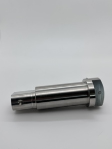 Eje de transmisión con chavetero de acero resistente al agua de mar, mecanizado CNC de alta precisión personalizado, tratamiento de superficie de pasivación del eje con brida - Product Image 5