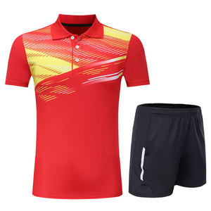 Tenue de tennis pour homme, directement de l'usine, short écologique, séchage rapide, respirant, vêtements de sport, logo personnalisable sur le devant, fabrication sur mesure - Product Image 1