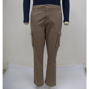 Pantalones Largos de Sarga Elástica para Hombre, Corte Ajustado, Casuales, Cómodos, Tejido Flexible, Perfectos para la Oficina, Viajes y Uso Diario Elegante - Product Image 1