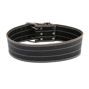 Custom Logo Gym Leather Powerlifting Lever Belt Quick Dry Cowhide Weightlifting Belts Back <b>Support</b> Buckles Fitness Safety - Product Image 4