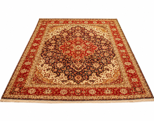Alfombras Tabriz de Primera Calidad Hechas a Mano con Lana y Algodón, Estilo Medallón, para Hogar, Oficina y Pisos - Product Image 1