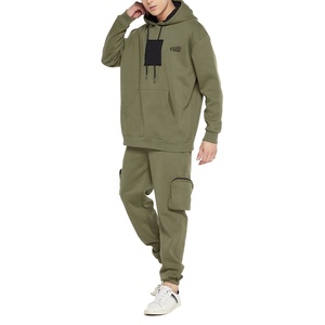 Chándales que son de gran tamaño personalizado en blanco gimnasio pulóver Slim Fit hombres Jogging pantalones chándales - Product Image 1