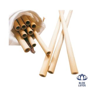 Pailles en bambou réutilisables écologiques de qualité supérieure, disponibles en gros à prix avantageux, ensemble de pailles à boire les plus vendues - Product Image 1