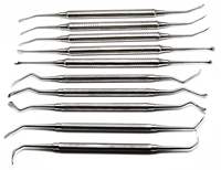 Kit d'élévateurs pour sinus lift, 9 pièces, instruments manuels de chirurgie implantaire dentaire, en acier inoxydable, autoclavables, orthodontiques, CE ISO