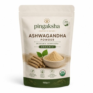 OEM/ODM PINGAKSHA INTERNATIONAL ORGANIC Ashwagandha Compléments Alimentaires à Base de Plantes Capsules Anti-Stress Favorisant une Réponse Naturelle au Cortisol - Product Image 1
