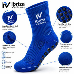 Calcetines Deportivos Ibriza Ventures con Estampado Otoñal, Antideslizantes, Transpirables, Ecológicos, con Suela Antideslizante - Product Image 2