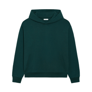 เสื้อฮู้ดโอเวอร์ไซส์ผู้หญิงแบบสั่งทำ OEM ODM สีพื้น ผ้าฟลีซคอตตอน มีกระเป๋า เหมาะสำหรับใส่ลำลองในฤดูใบไม้ร่วง - Product Image 2