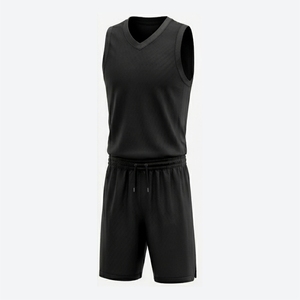 Custom Made New <b>Design</b> Basketball Uniforms Set OEM <b>Service</b> 100% Polyester Basketball Uniforms Good Quality Basketball Jerseys - Product Image 1