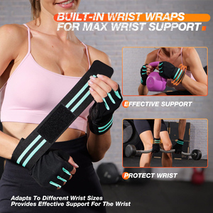 Lightweight CrossFit Hand High Intensity Grips for Gymnastics <b>Pull</b> <b>Up</b> Protection for Palm Fingers Durable Microfiber Material - Product Image 6