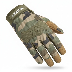 UMIRX ถุงมือยุทธวิธีลายสัตว์หนัง PU กันลื่นแบบเต็มนิ้วสายรัดข้อมือยืดหยุ่นสำหรับทุกเพศกีฬากลางแจ้งการฝึกอบรมรถจักรยานยนต์ - Product Image 2