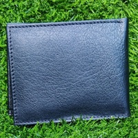 Buatan tangan desainer Bifold pria dompet kualitas tinggi baja kulit sapi Drum kering penuh Grain NDM kulit kustom sabuk panjang wanita