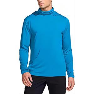 Sudadera con Capucha de Pesca de Manga Larga de Microfibra de Alta Calidad, Lisa, con Protección UV, de Secado Rápido, Transpirable - Product Image 5