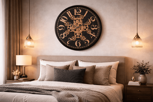 นาฬิกาแขวนผนังควอตซ์แบบอนาล็อก SONAM SLG 004 ดีไซน์อุตสาหกรรม ทำงานเงียบ ผลิตจากพลาสติก ขนาดใหญ่ เหมาะสำหรับใช้ในสำนักงาน บ้าน ห้องครัว และสถานที่ทำงาน - Product Image 4