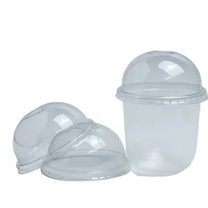 U shape PP Plastic cup 360/500/700ml customized Disposable Cup High Quality Transparent For Beverages new product ideas amazon