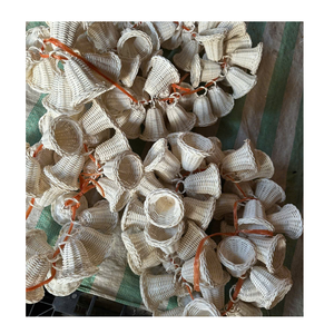 Ornements de cloches de Noël en rotin naturel tressé, décorations pour hôtels, restaurants et expositions événementielles - Product Image 5