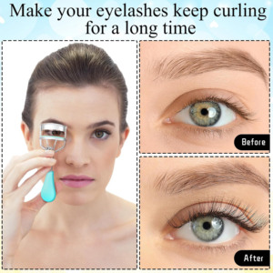 Kit de recourbe-cils en acier inoxydable de qualité supérieure, 17 pièces, peigne à cils, brosse à sourcils, pinces, faux cils, outil de beauté - Product Image 1