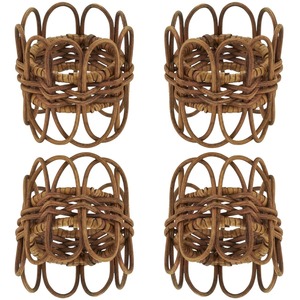 Classic <b>Rattan</b> Napkin Holder Handwoven <b>Table</b> Organizer For <b>Dining</b> Home Cafe Restaurant And Everyday <b>Table</b> Styling From India - Product Image 5