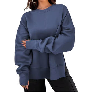 Sweat-shirts décontractés pour femmes avec nouveau logo personnalisé, collection automne-hiver, coupe ample et respirante, et chemises classiques en promotion - Product Image 1