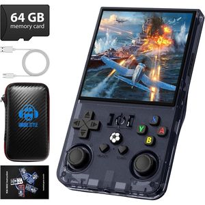 Console di Gioco Portatile Retrò da 4.0 Pollici, Schermo IPS 720x720, 64GB di Memoria, 18.000+ Giochi Classici Integrati, Batteria Incorporata, Grigio, Gaming Retrò - Product Image 1