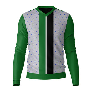 Camiseta de Moda para Hombre, Corte Ajustado, Cuello en V, Manga Larga, Estilo Musculoso, Informal, 100% Algodón, para Hombre 2026 - Product Image 1