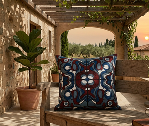 Fundas de cojín Suzani bordadas en algodón de alta calidad para decoración del hogar y áreas de estar de hoteles. Compre directamente del proveedor a bajo precio. - Product Image 3