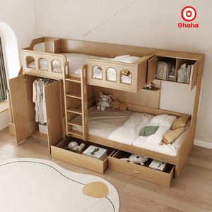 Cama litera inteligente Ohaha con armario y estantería - GTTM046 - Product Image 2