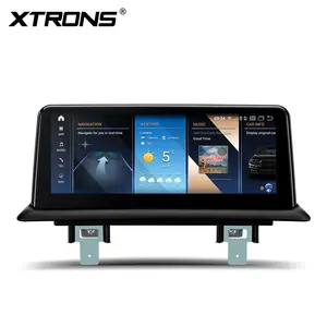 XTRONS 10.25 pouces Android 12 6 go + 128 go écran de voiture unité principale pour BMW série 1 E81 E82 E87 E88 multimédia stéréo voiture GPS