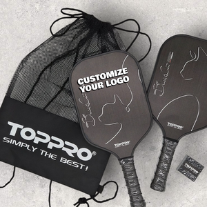 Toppro T7024 Pro คาร์บอนไฟเบอร์โพลิเมอร์แกนรวงผึ้งแกนพายพิเคิลบอลโพลีเมอร์พร้อมฝาปิด TPU คริสตัลเนื้อนุ่มหนา16มม. สำหรับทุกเพศ - Product Image 2