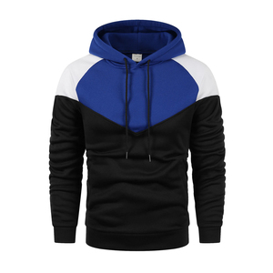 Sweat-shirt polaire uni pour homme avec manches raglan contrastantes, multicolore, coupé-cousu, personnalisable, fournisseur en gros - Product Image 5