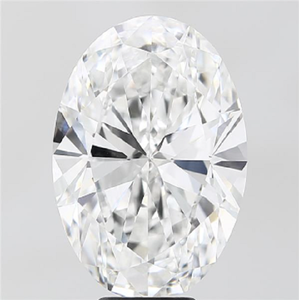 Diamant blanc ovale 8CTBrilliant, symétrique et éclatant, idéal pour la création de bijoux sur mesure. - Product Image 1